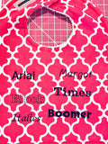 Classic Madras Plaid Styles on Natural Color Toddler Apron