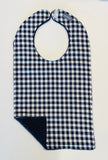 NAVY GINGHAM WITH NAVY TERRY DIGNIFIED DINER