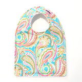 Baby Bib - Pastel Paisley