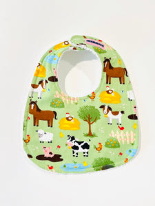 Farm Animals Everywhere Baby Bib