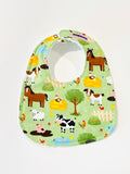 Farm Animals Everywhere Baby Bib