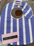 Purple and White Thick Stripe Baby