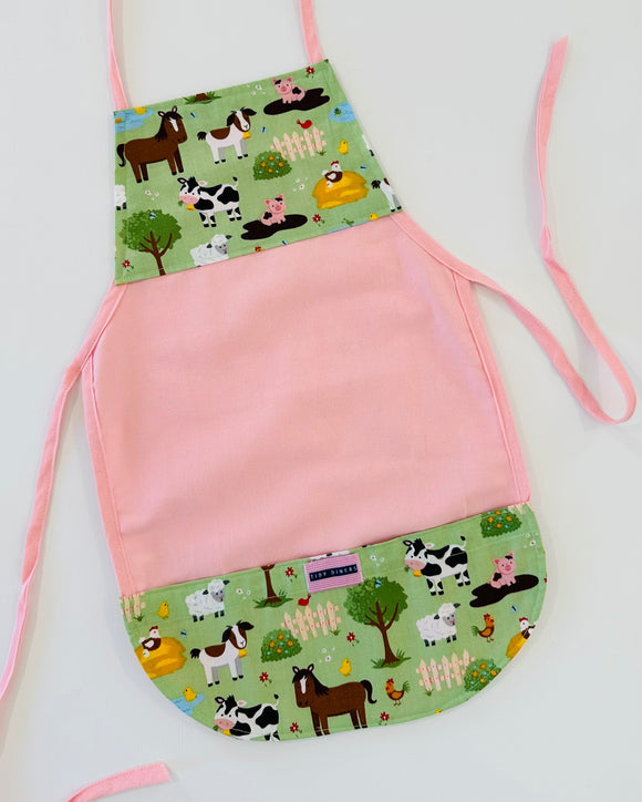Child's Apron - Farm Animals Everywhere