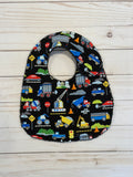 Baby Bib - Construction Vehicles