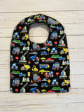 Baby Bib - Construction Vehicles