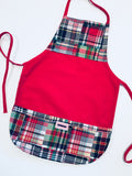 Child's Apron - Preppy Plaid