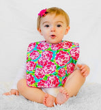 Lilly Roses Style Baby Bib