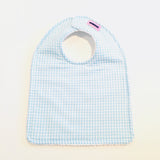 Baby Bib - Sky Blue Gingham