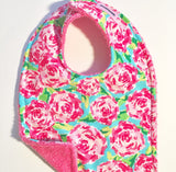 Pink Rose Bib
