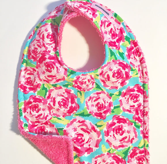 Baby Bib - Lilly Style Roses