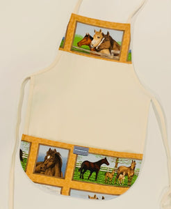 Horse Lovers Toddler Apron