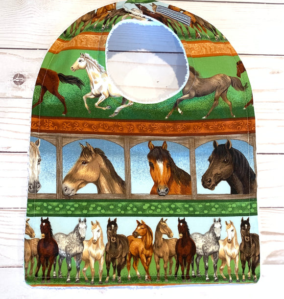 Horse Lovers Baby Bib