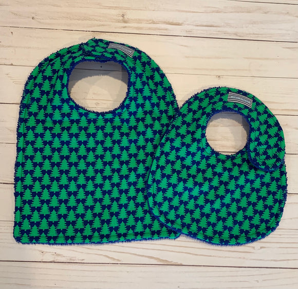 Christmas Tree Baby Bib