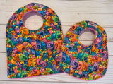 Colorful Cats Baby Bib
