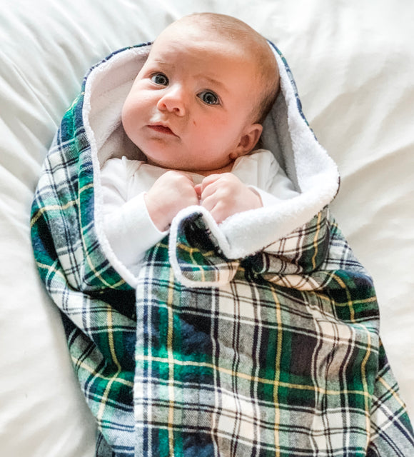 Campbell Dress Plaid Flannel & Fleece Baby Blanket