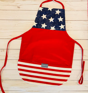 Stars and Stripes Toddler Apron