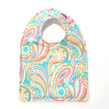 Pastel Pink Paisley Bib