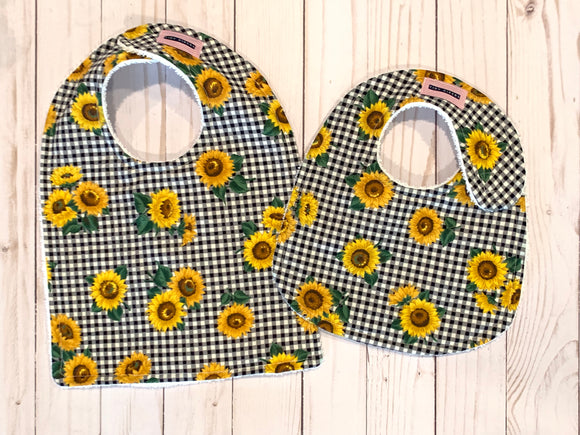 SUNFLOWER BABY BIB