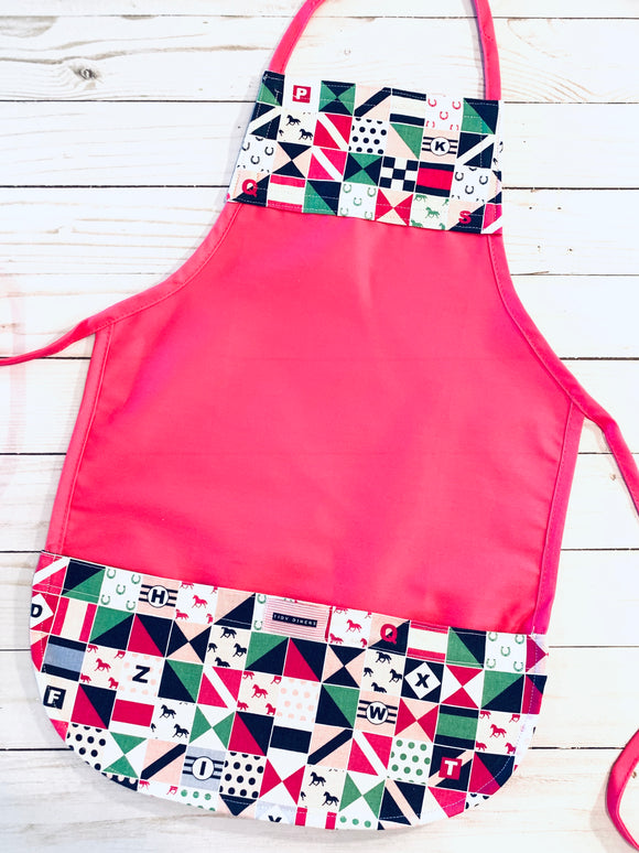 Child's Pink Apron - Themes