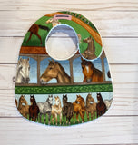 Horse Lovers Baby Bib