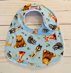 Cute Forest Animals Baby Bib