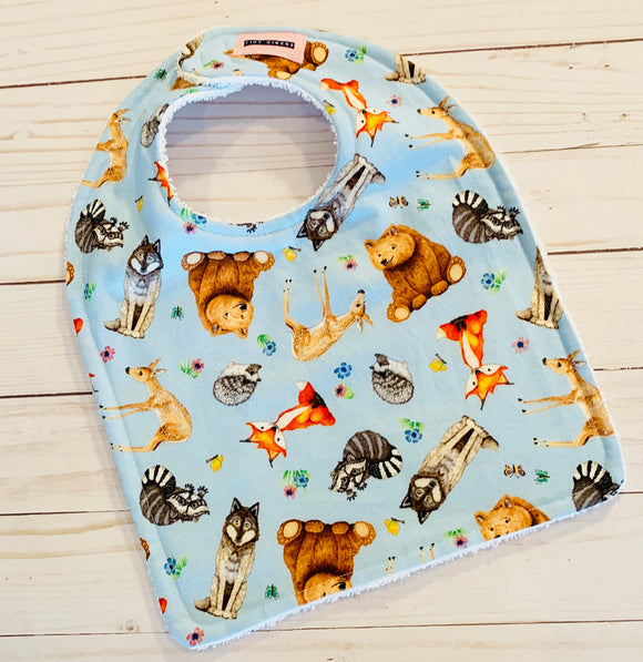 Cute Forest Animals Baby Bib