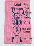 Pink Roses, Hearts & Barns Baby Bib