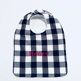 Black Buffalo Check Baby Bib