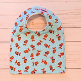 Festive Foxes Baby Bib