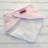 Pastel Stripes Cotton Knit Bandana Baby Bib