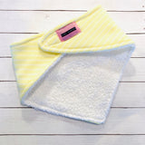 Pastel Stripes Cotton Knit Bandana Baby Bib