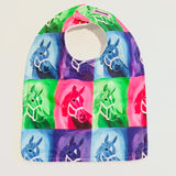 Horse Head Four Color Baby Bib