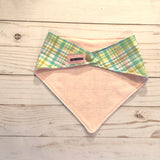 Madras Bandana Baby Bib