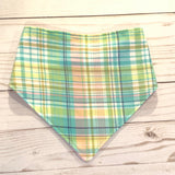 Madras Bandana Baby Bib
