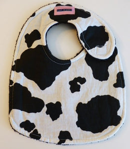 Cow Print Bib