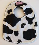 Cow Print Bib