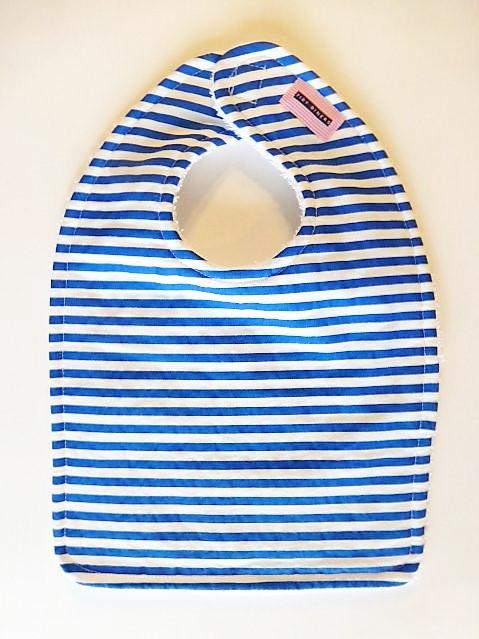 Royal Blue & White Striped Bib